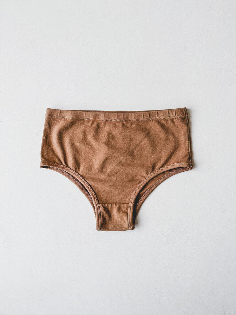 JUNGMAVEN HIGH WAISTED BRIEF IN COYOTE SIZE SMALL