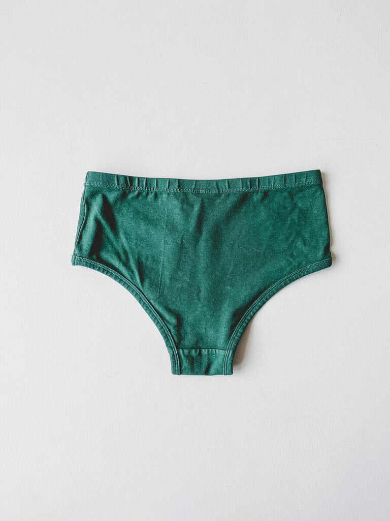 JUNGMAVEN HIGH WAISTED BRIEF IN HUNTER GREEN SIZE SMALL