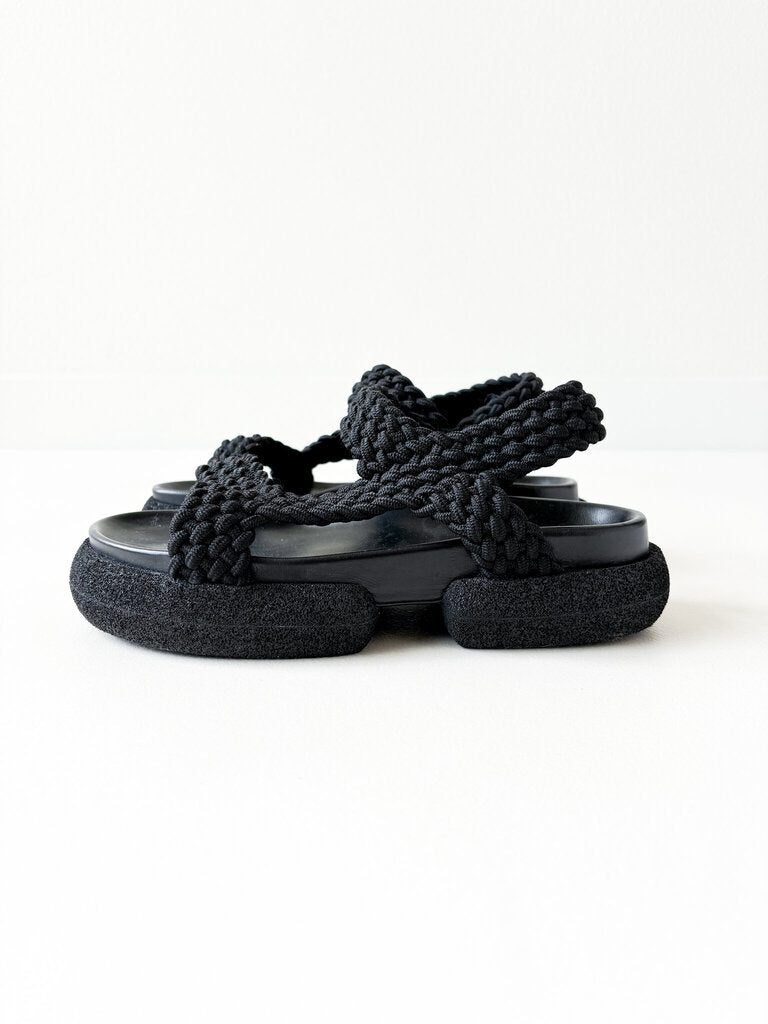 DRIES VAN NOTEN WOVEN SANDALS SIZE 39.5