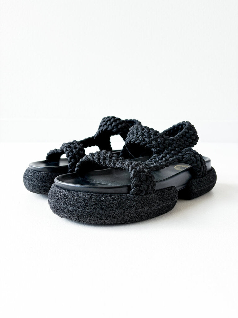 DRIES VAN NOTEN WOVEN SANDALS SIZE 39.5