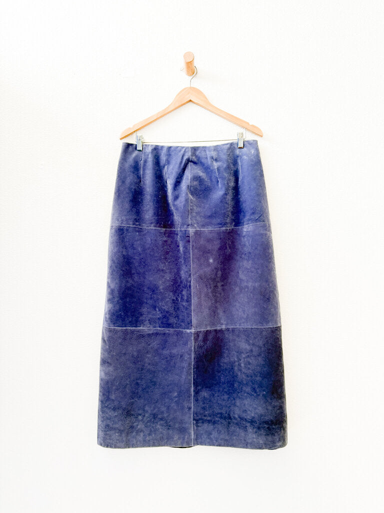 VINTAGE SUEDE SKIRT SIZE XL