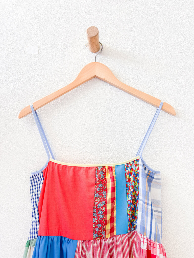 LA REUNION PATCHWORK DRESS SIZE 0
