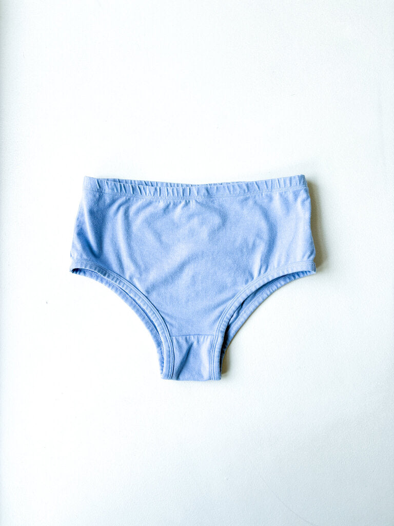 JUNGMAVEN HIGH WAISTED BRIEF IN COASTAL BLUE SIZE SMALL