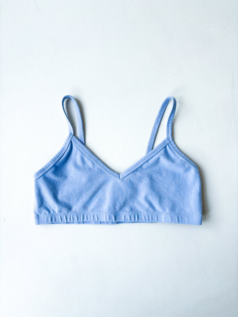 JUNGMAVEN BRALETTE IN COASTAL BLUE SIZE MEDIUM
