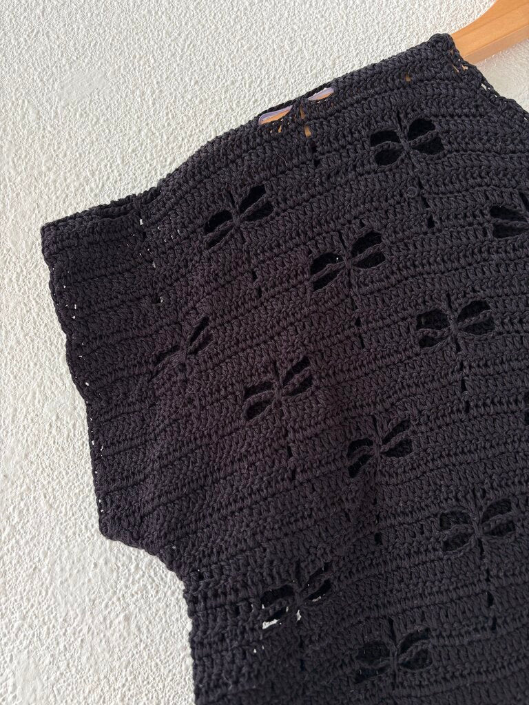 RACHEL COMEY COTTON CROCHET TOP SIZE SMALL