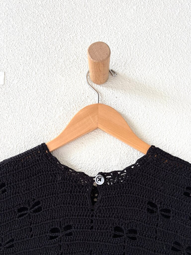 RACHEL COMEY COTTON CROCHET TOP SIZE SMALL