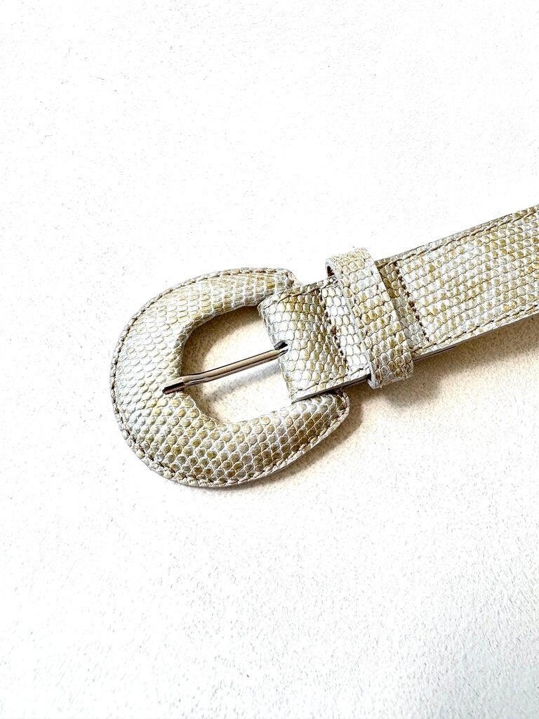 MARYAM NASSIR ZADEH LEATHER 'BRUNO' BELT SIZE XSMALL/SMALL