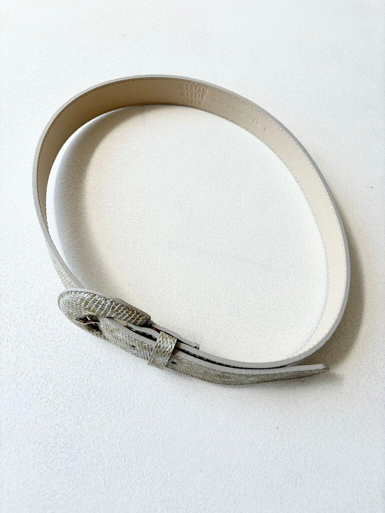 MARYAM NASSIR ZADEH LEATHER 'BRUNO' BELT SIZE XSMALL/SMALL