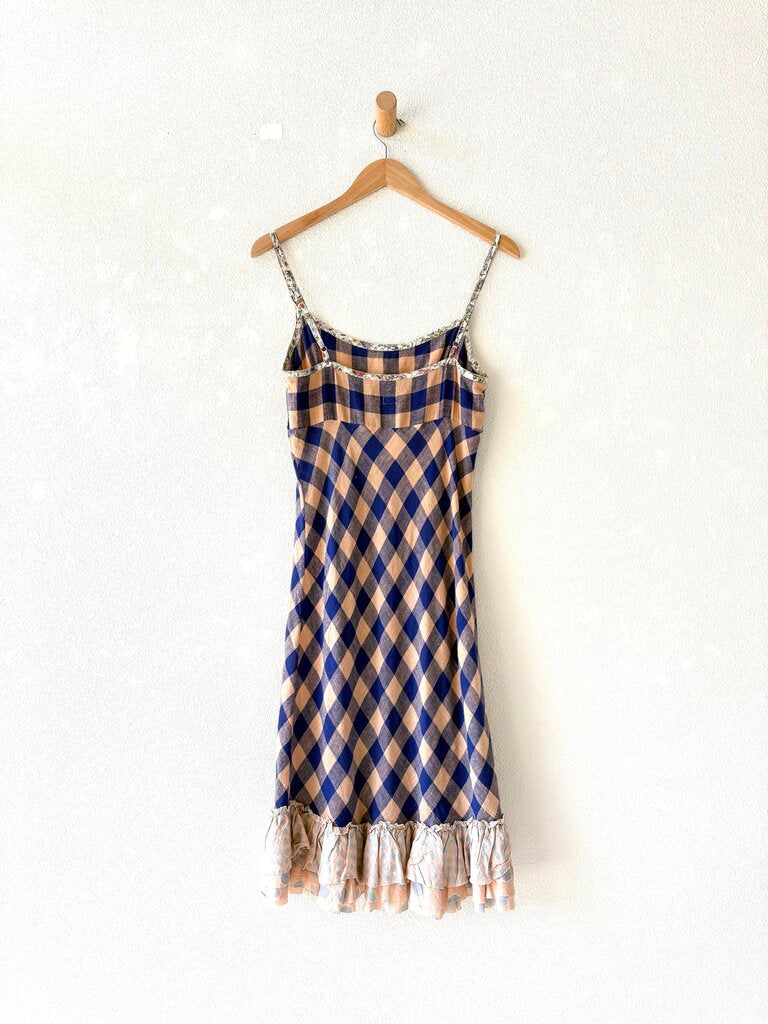 DOSA LINEN SLIP DRESS SIZE 2