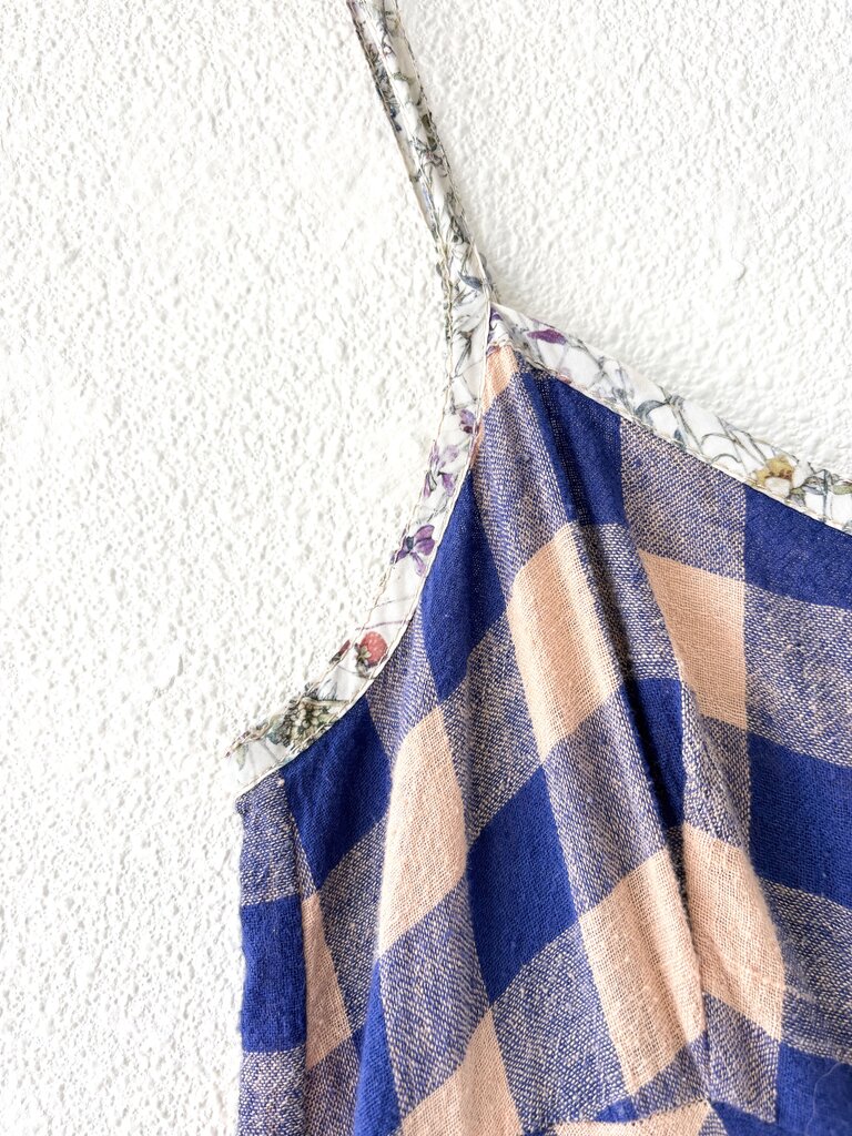 DOSA LINEN SLIP DRESS SIZE 2