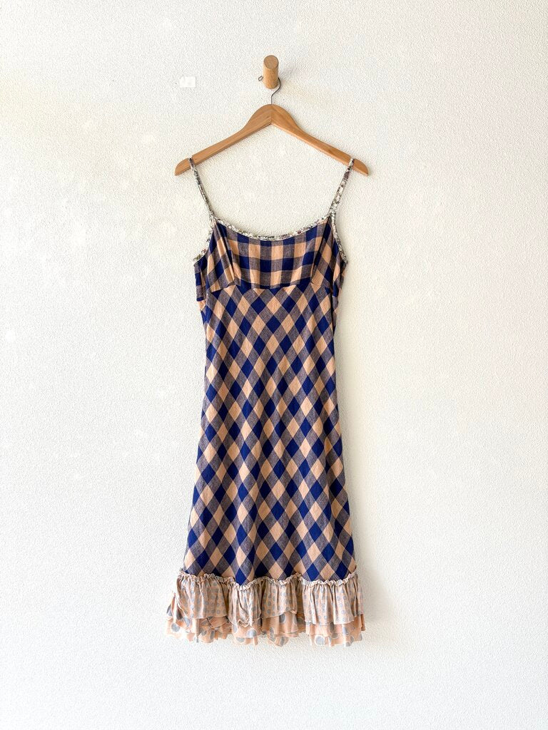 DOSA LINEN SLIP DRESS SIZE 2