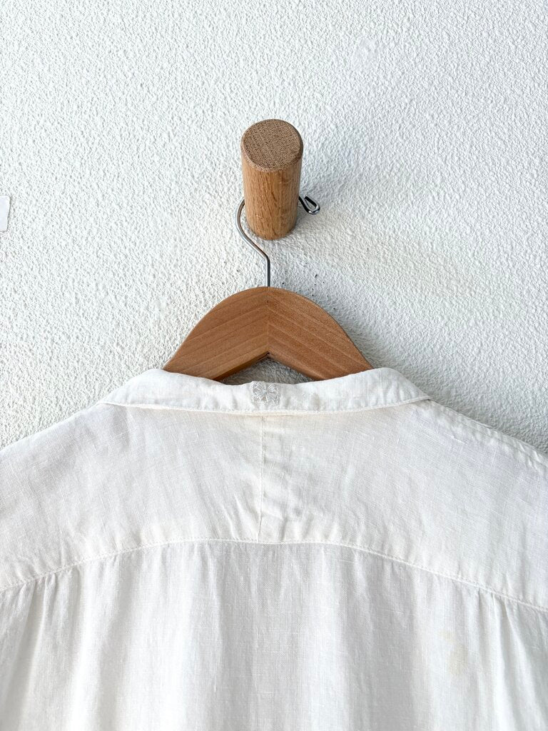 KAPITAL LINEN EMBROIDERED TOP SIZE SMALL