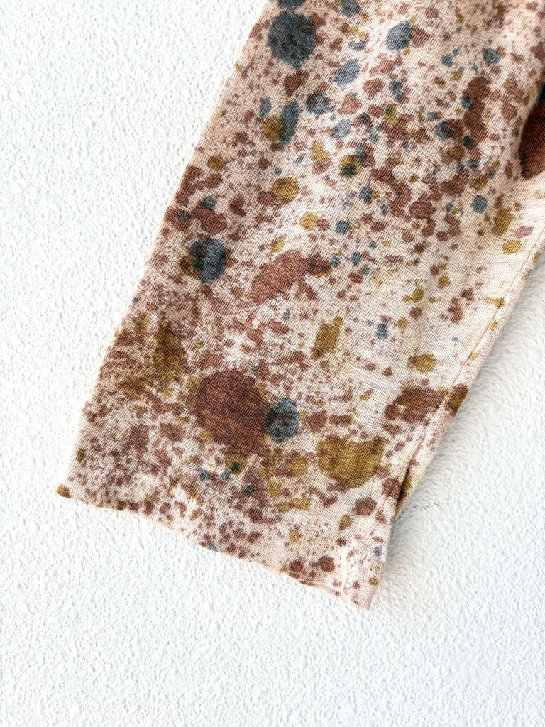 ICHI ANTIQUITES LINEN HAND DYED TOP ONE SIZE