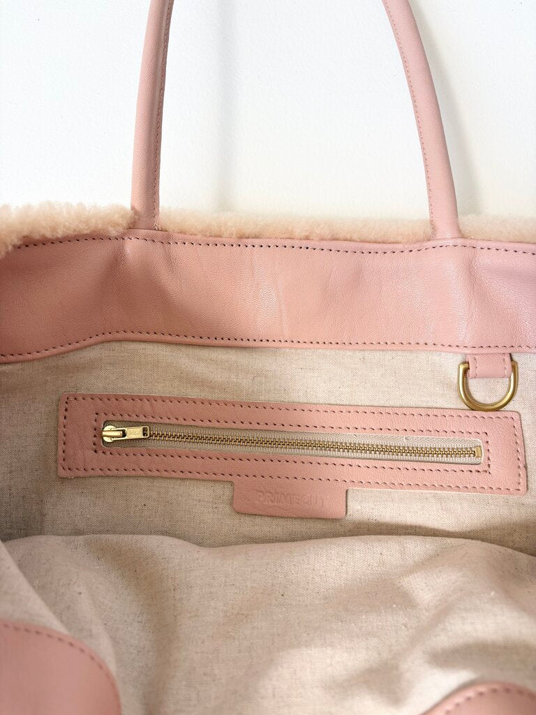 PRIME CUT SHEARLING TOTE