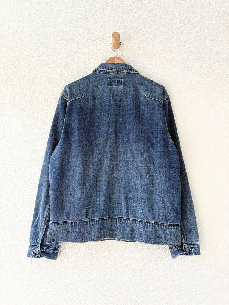 NIGEL CABOURN LYBRO DENIM JACKET SIZE 52