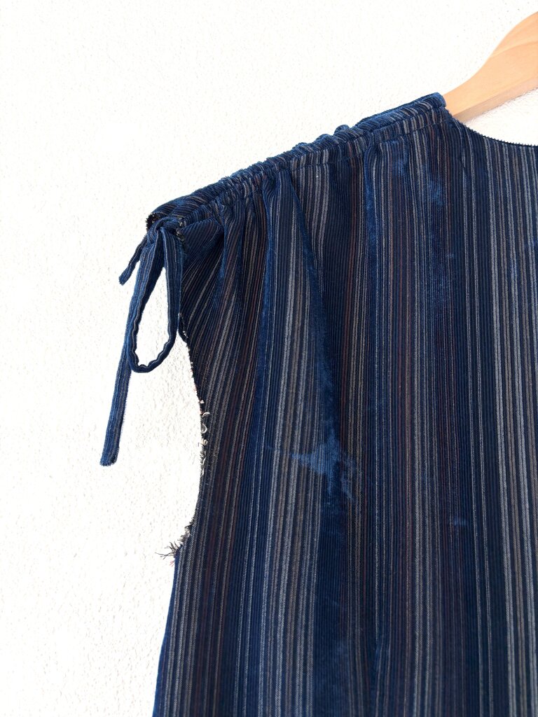 A TENTATIVE ATELIER CORDUROY SILK DRESS SIZE 40