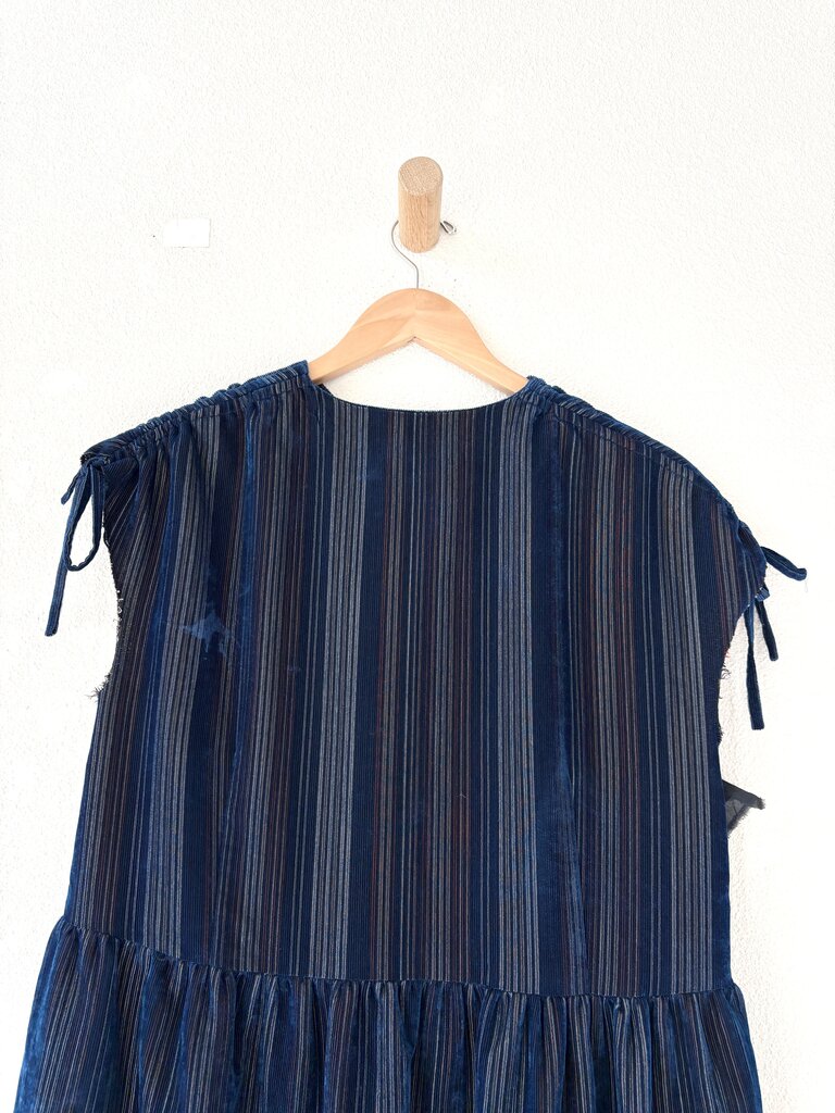 A TENTATIVE ATELIER CORDUROY SILK DRESS SIZE 40