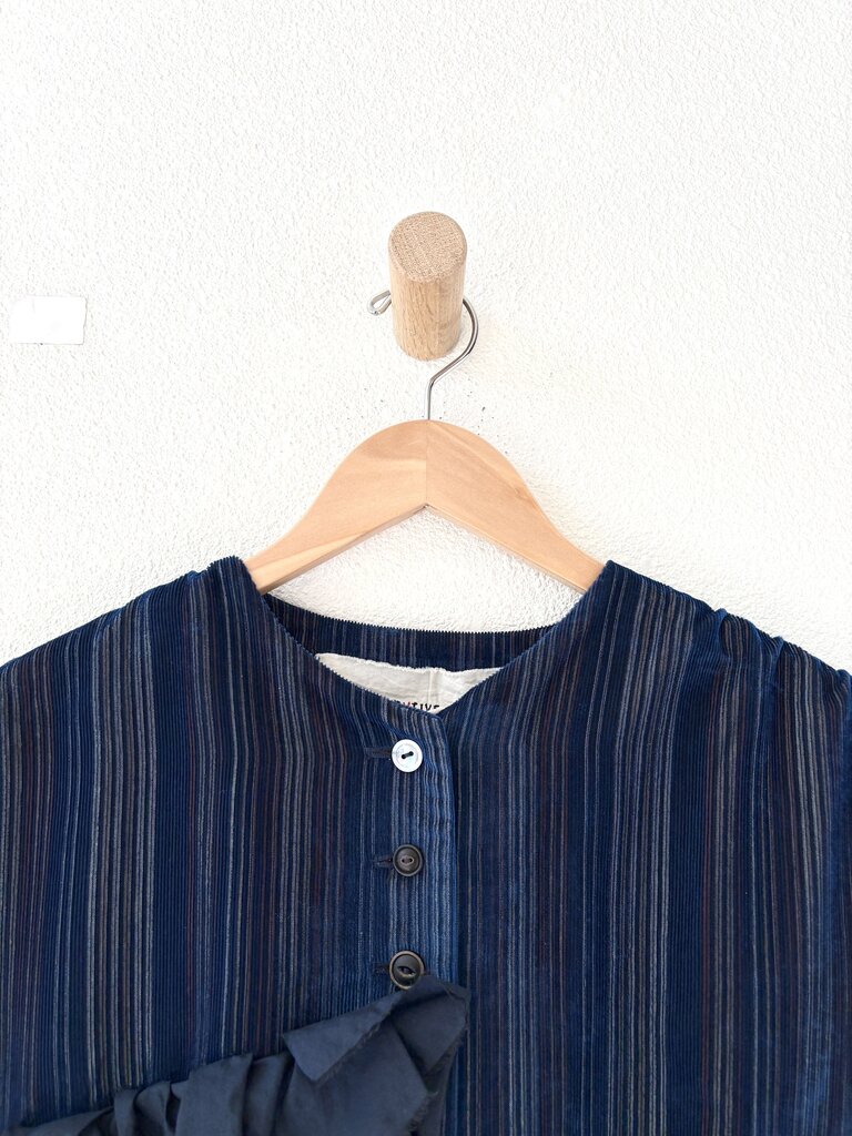 A TENTATIVE ATELIER CORDUROY SILK DRESS SIZE 40