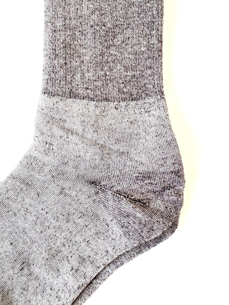 ROTOTO CITY SOCKS IN GRAY BROWN SIZE LARGE
