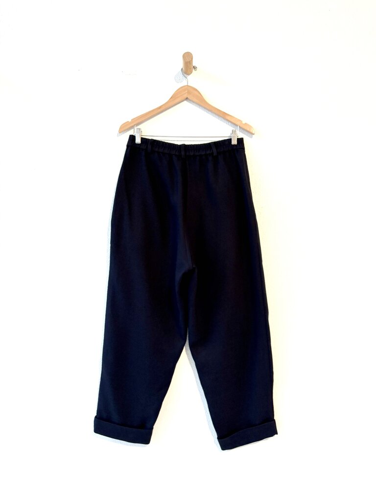 CORDERA COTTON WOOL TAPERED TROUSERS