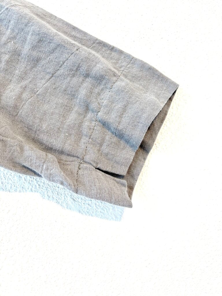 ICHI ANTIQUITES LINEN DRESS OS