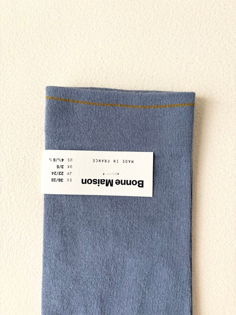 BONNE MAISON DUSKY BLUE SOCKS SIZE 39-41