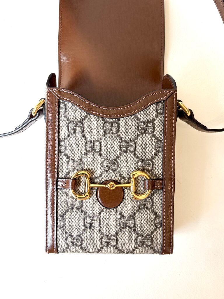 GUCCI SUPREME HORSEBIT 1955 MINI BAG