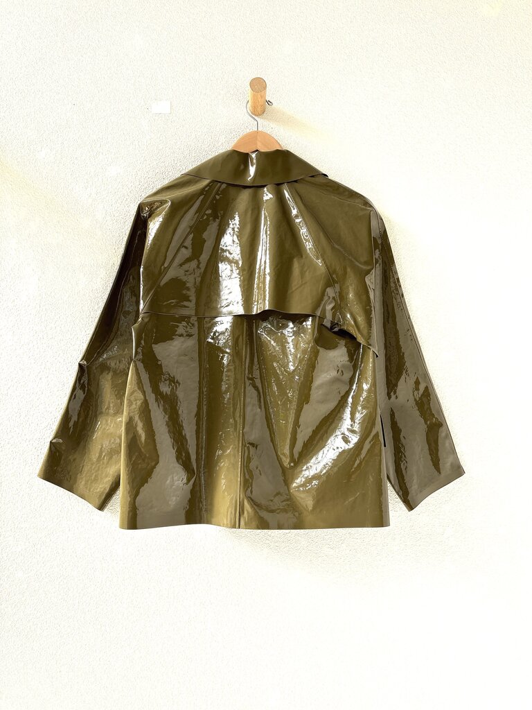 KASSL EDITIONS ORIGINAL HIP LACQUER JACKET SIZE X-SMALL