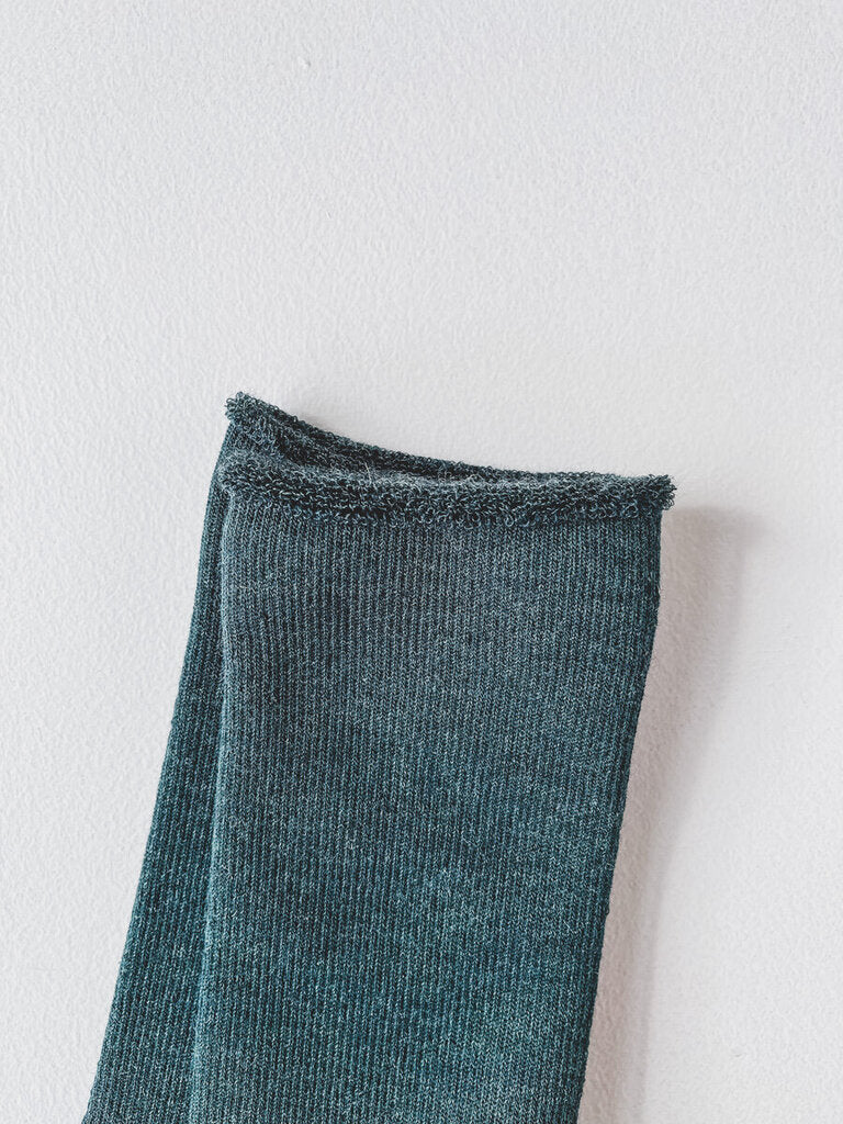 ROTOTO CITY SOCKS IN DARK GREEN SIZE MEDIUM