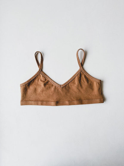 JUNGMAVEN BRALETTE IN COYOTE SIZE LARGE