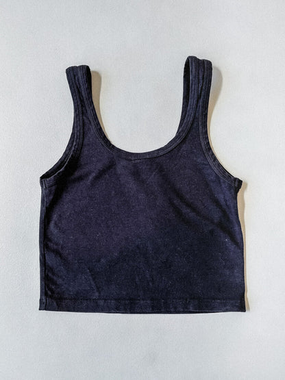 JUNGMAVEN SPORTY TANK IN BLACK SIZE MEDIUM