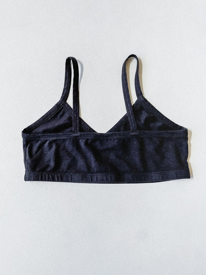 JUNGMAVEN BRALETTE IN BLACK SIZE XXL