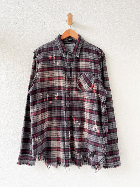 R13 FLANNEL SHIRT SZ LARGE