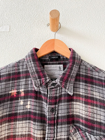 R13 FLANNEL SHIRT SZ LARGE