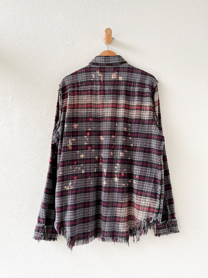 R13 FLANNEL SHIRT SZ LARGE