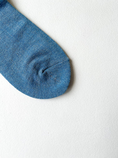 ROTOTO CITY SOCKS IN LIGHT BLUE/GRAY SIZE MEDIUM