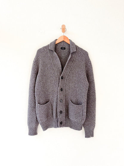 JIL SANDER WOOL CARDIGAN SIZE 48