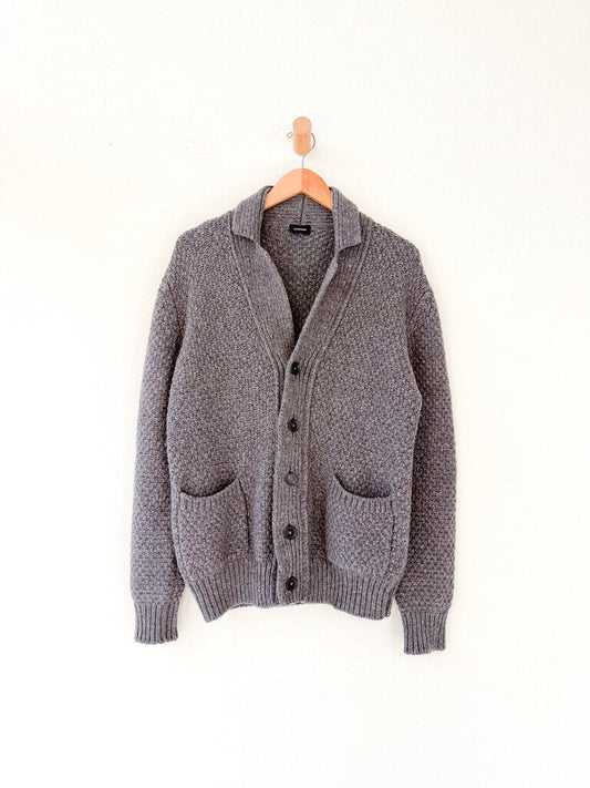 JIL SANDER WOOL CARDIGAN SIZE 48