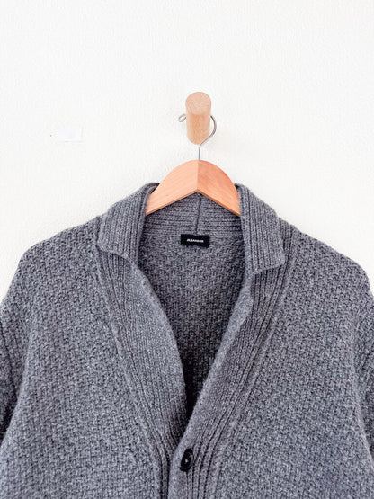 JIL SANDER WOOL CARDIGAN SIZE 48