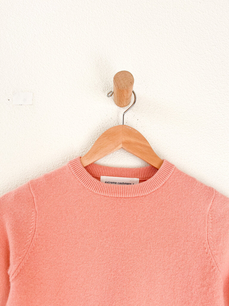 EXTREME CASHMERE 'NO. 98' PINK SWEATER ONE SIZE