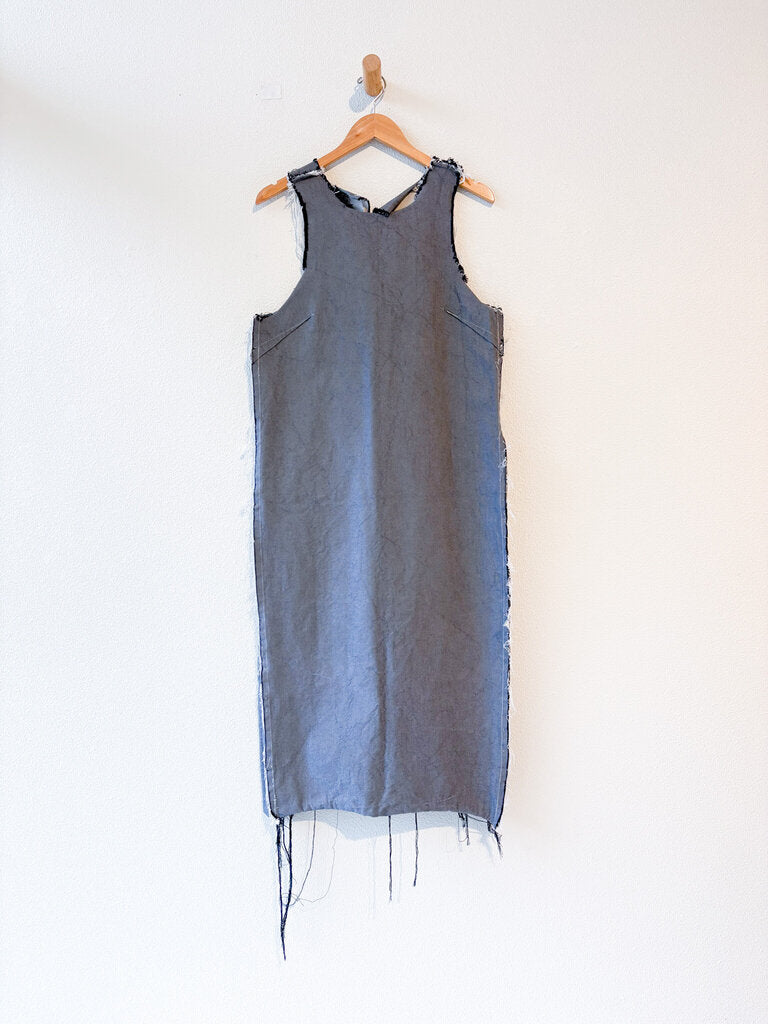 ALEXA STARK RAW DENIM DRESS SIZE SMALL