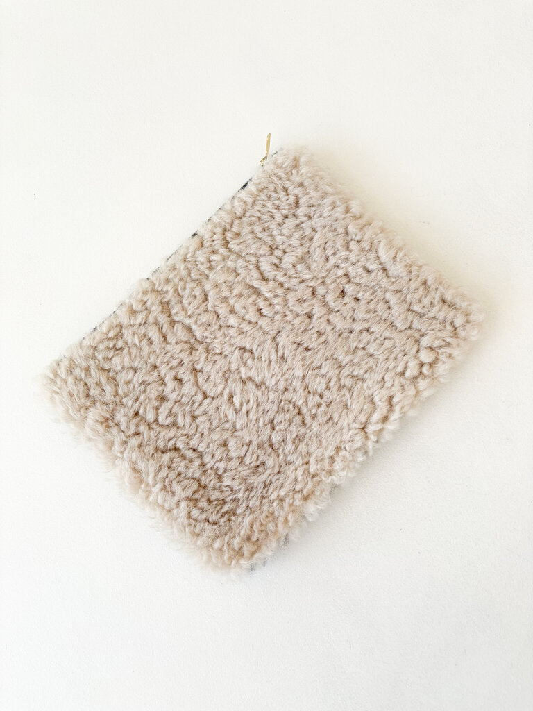 MILENA SILVANO SHEEPSKIN CLUTCH