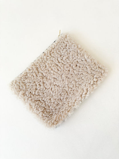 MILENA SILVANO SHEEPSKIN CLUTCH