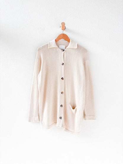 LAUREN MANOOGIAN COTTON CARDIGAN SIZE 1