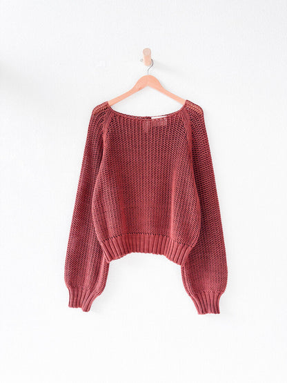 MISHA & PUFF COTTON SWEATER SIZE SMALL