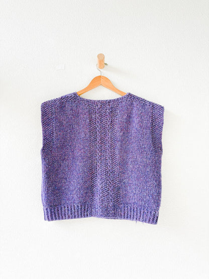 VINTAGE HANDKNIT VEST SIZE LARGE