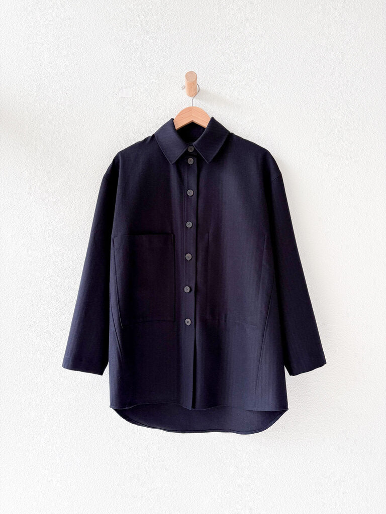 STUDIO NICHOLSON WOOL SHIRT SZ 00