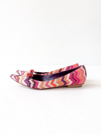 VINTAGE MISSONI FLATS SIZE 38.5