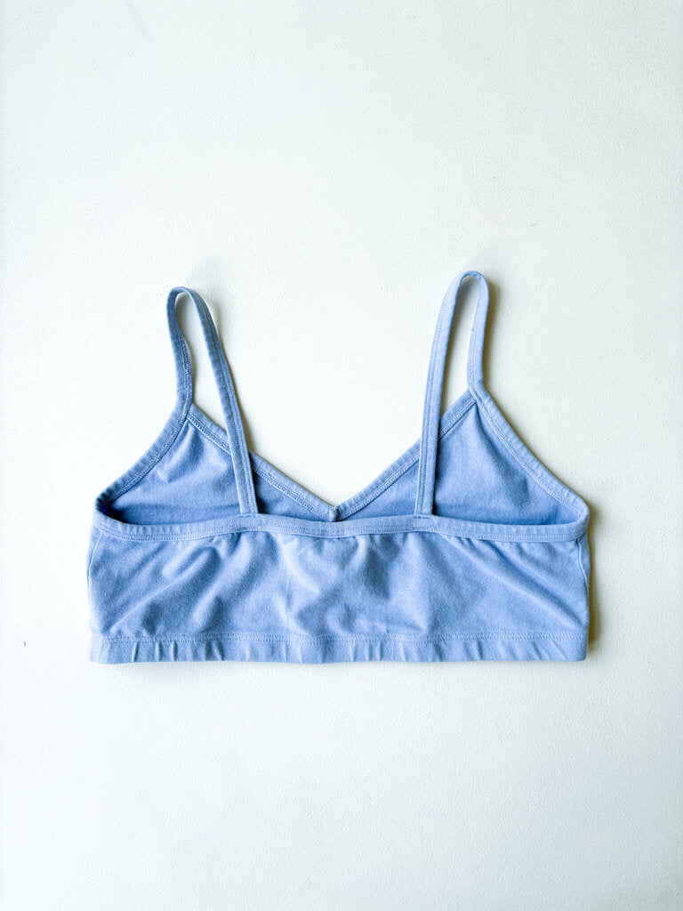JUNGMAVEN BRALETTE IN COASTAL BLUE SIZE LARGE