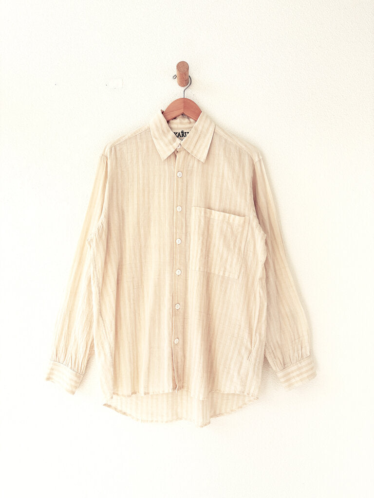 KARU COTTON STRIPED SHIRT SIZE MEDIUM